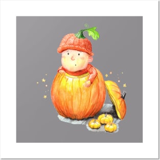 Baby Pumpkin Posters and Art